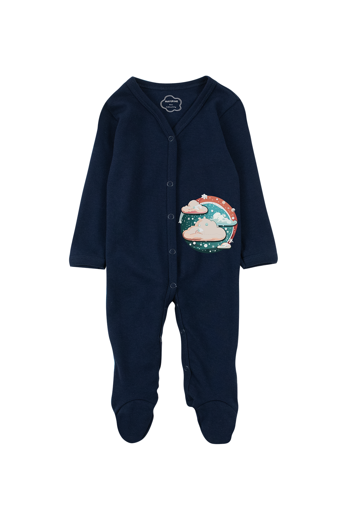 24SS1009 Bebek Bulut Tulum Lacivert