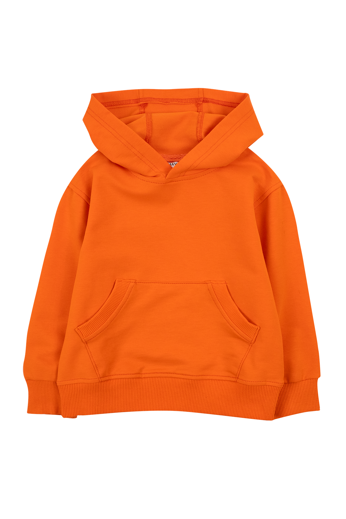 Mavipink 24601002 Çocuk 2 İp Kapüşonlu Pamuklu Turuncu Sweatshirt 