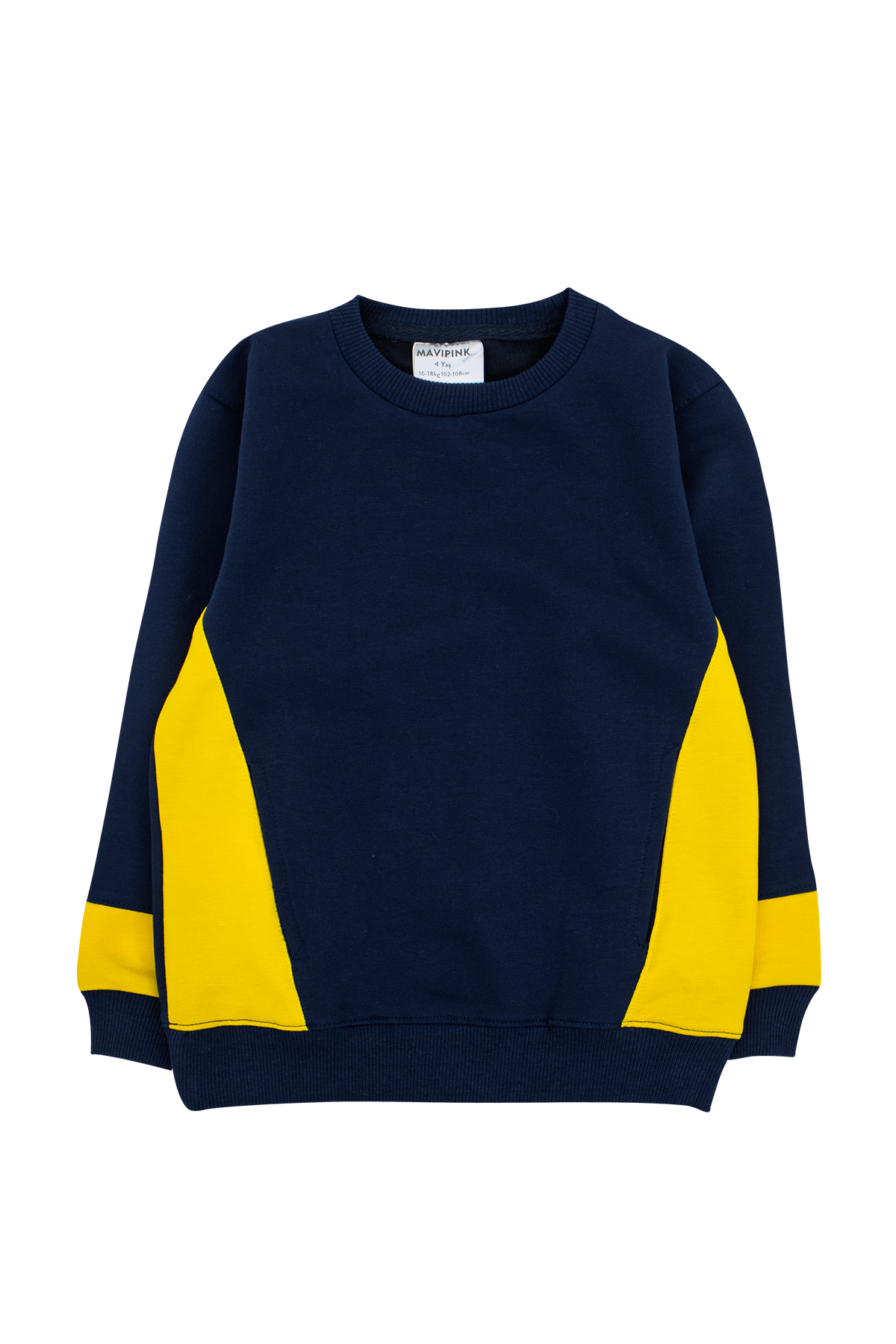 Mavipink 24601005 Çocuk 2 İp Pamuklu Lacivert Sweatshirt 