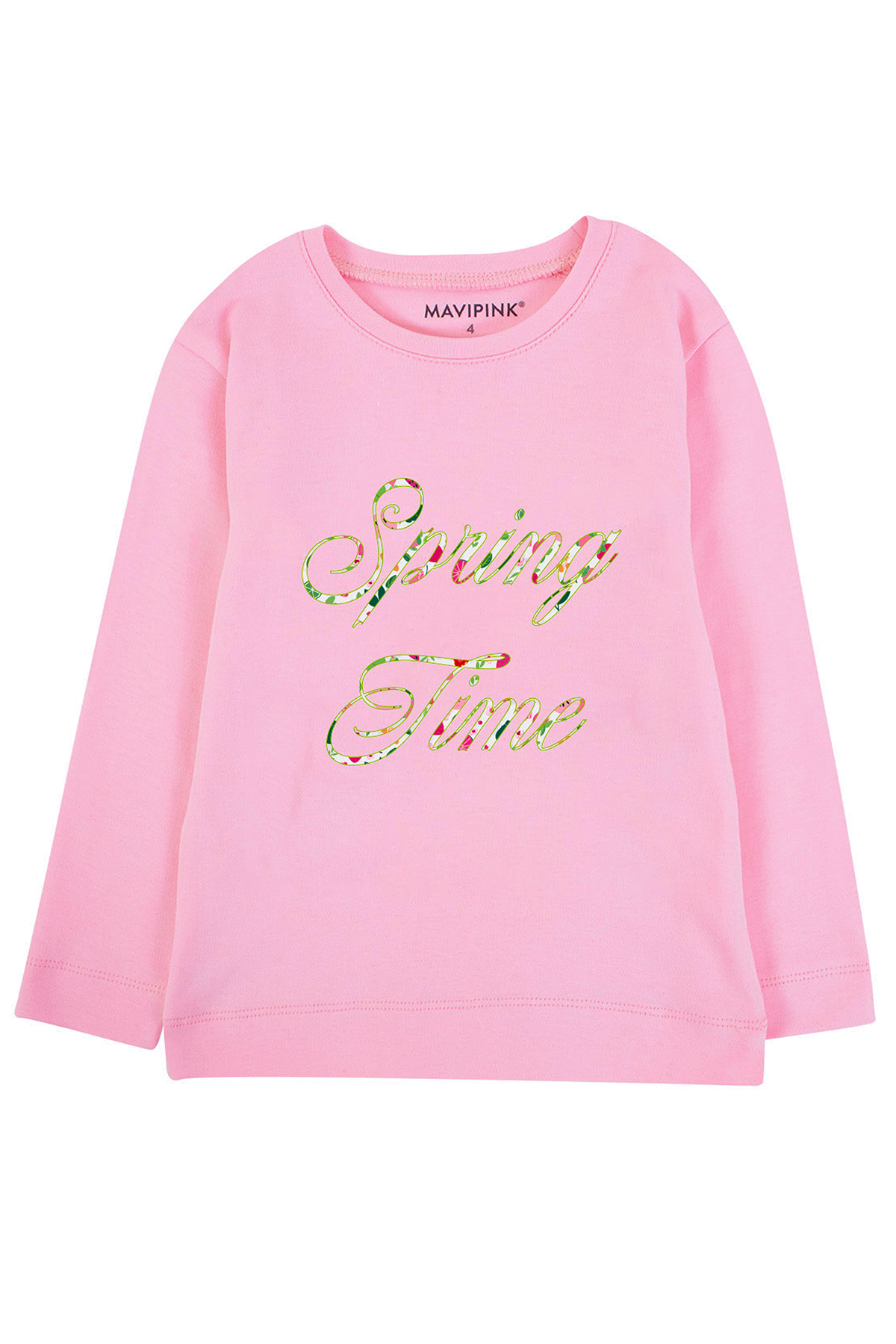Mavipink 24SS0401 Spring Time Long Sleeve T-Shirt Pink
