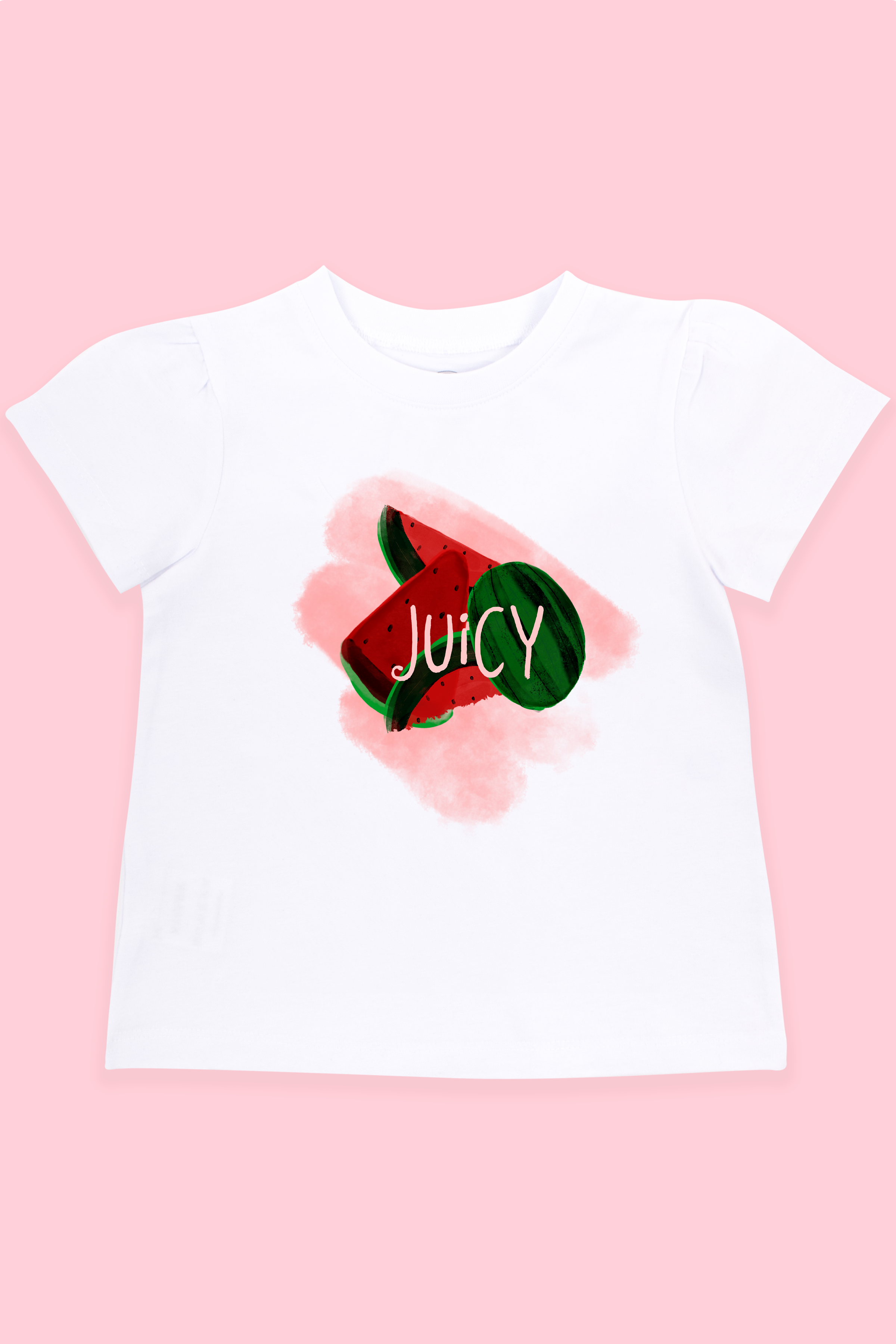 Mavipink 24SS0437 Juicy Baskılı Tişört Beyaz