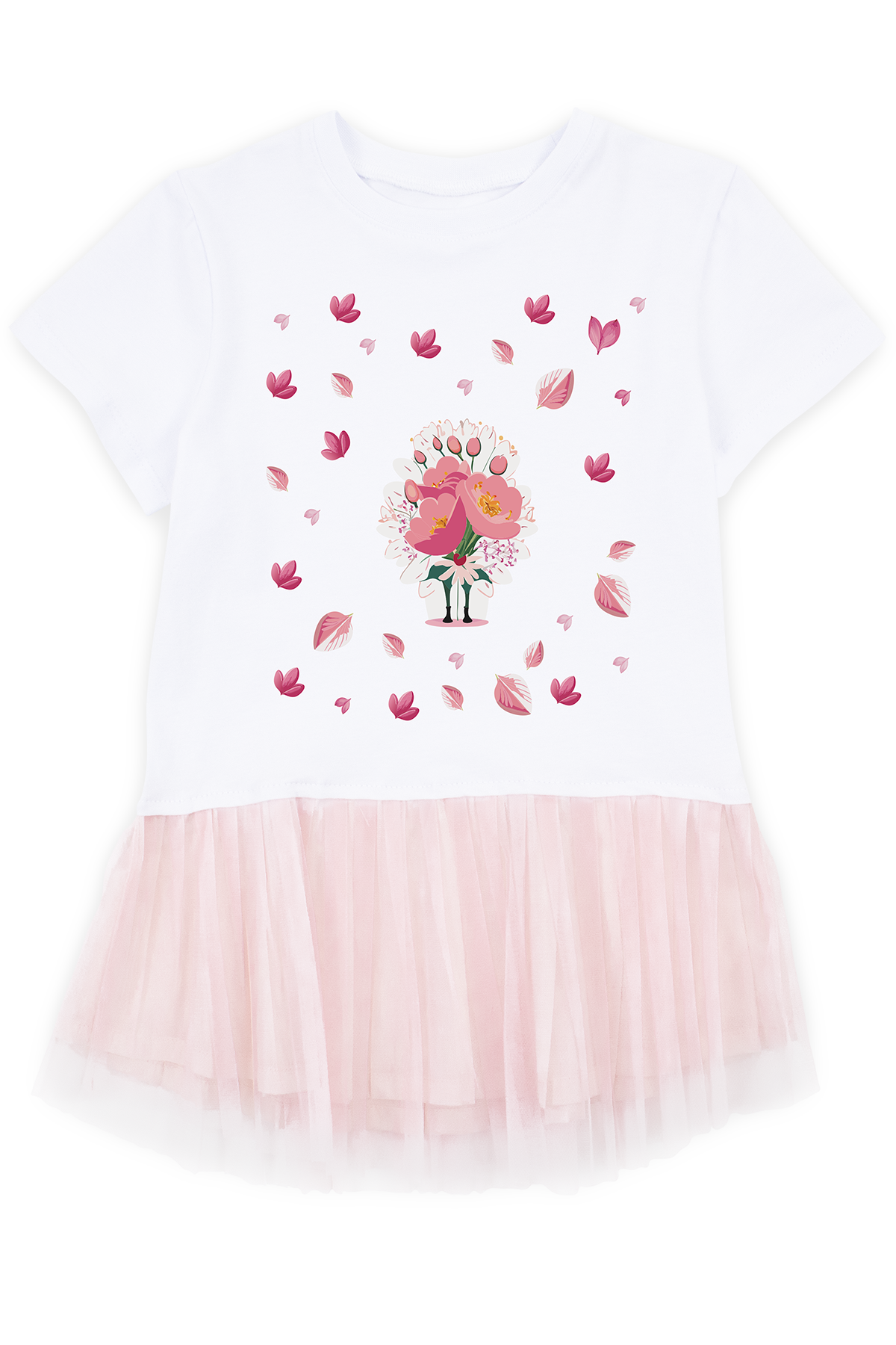 Mavipink 24SS1105 Çiçekli Elbise