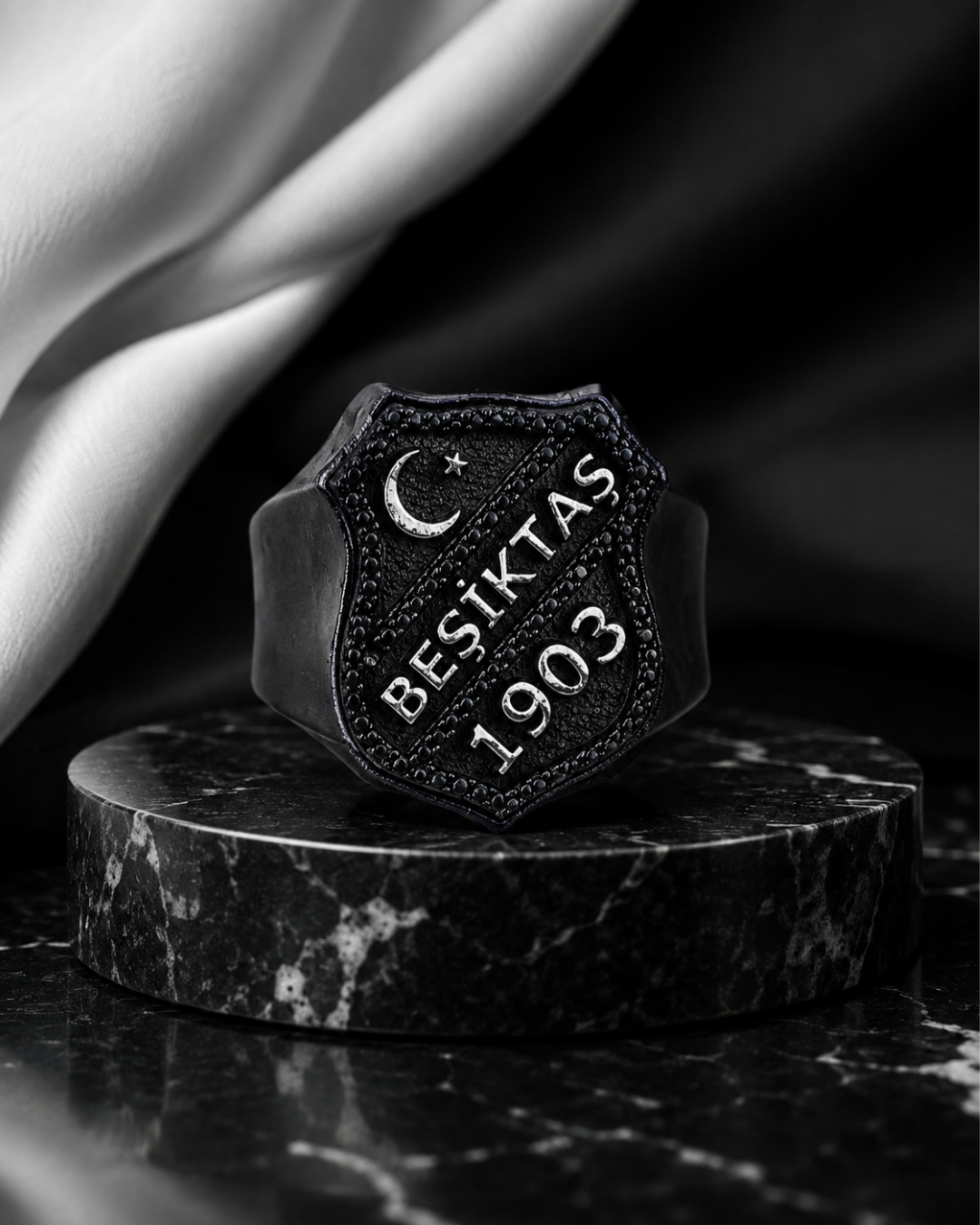 Beşiktaş 1903 Erkek Gümüş Yüzük