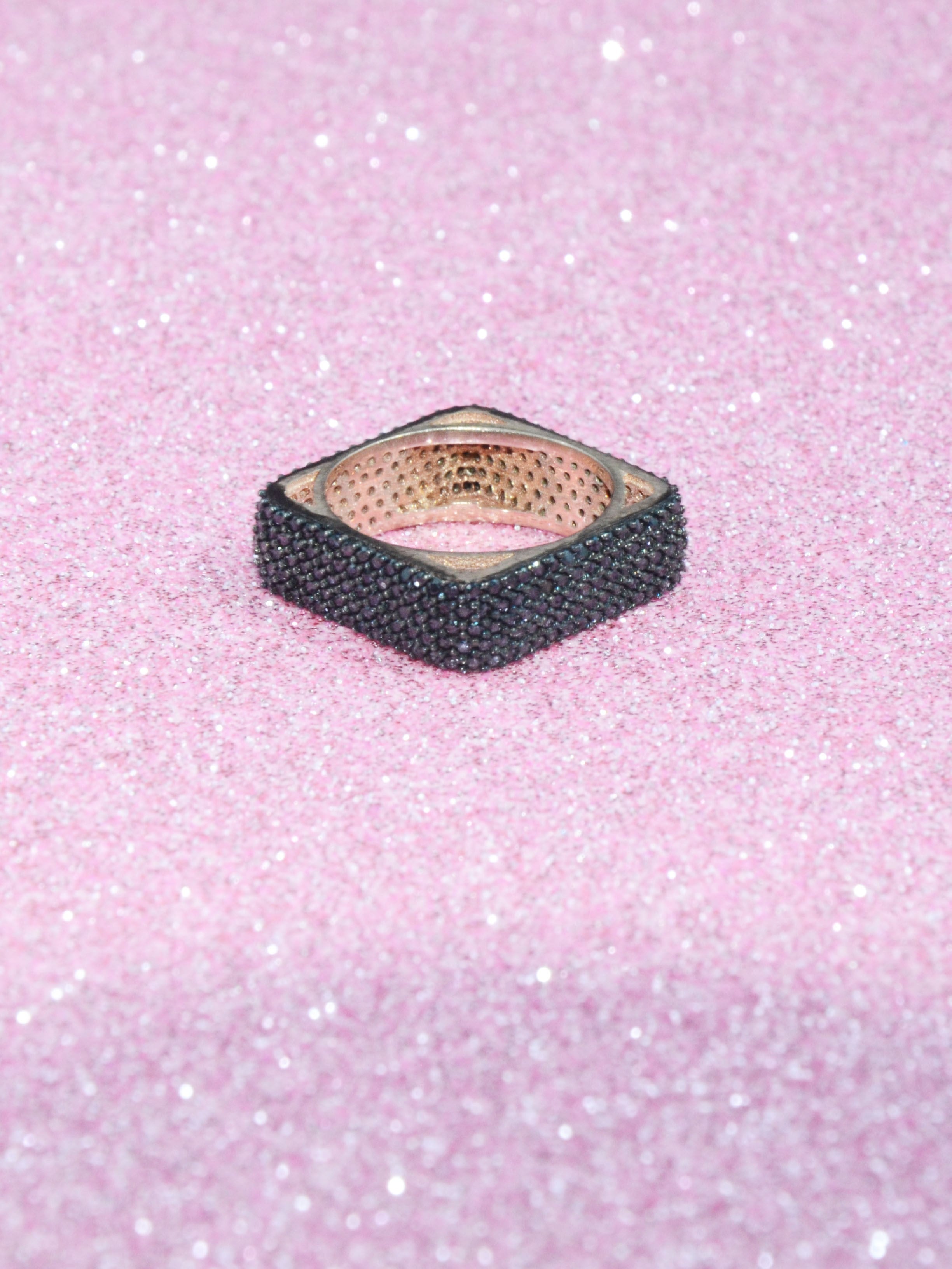 Infinity Black Sky Ring