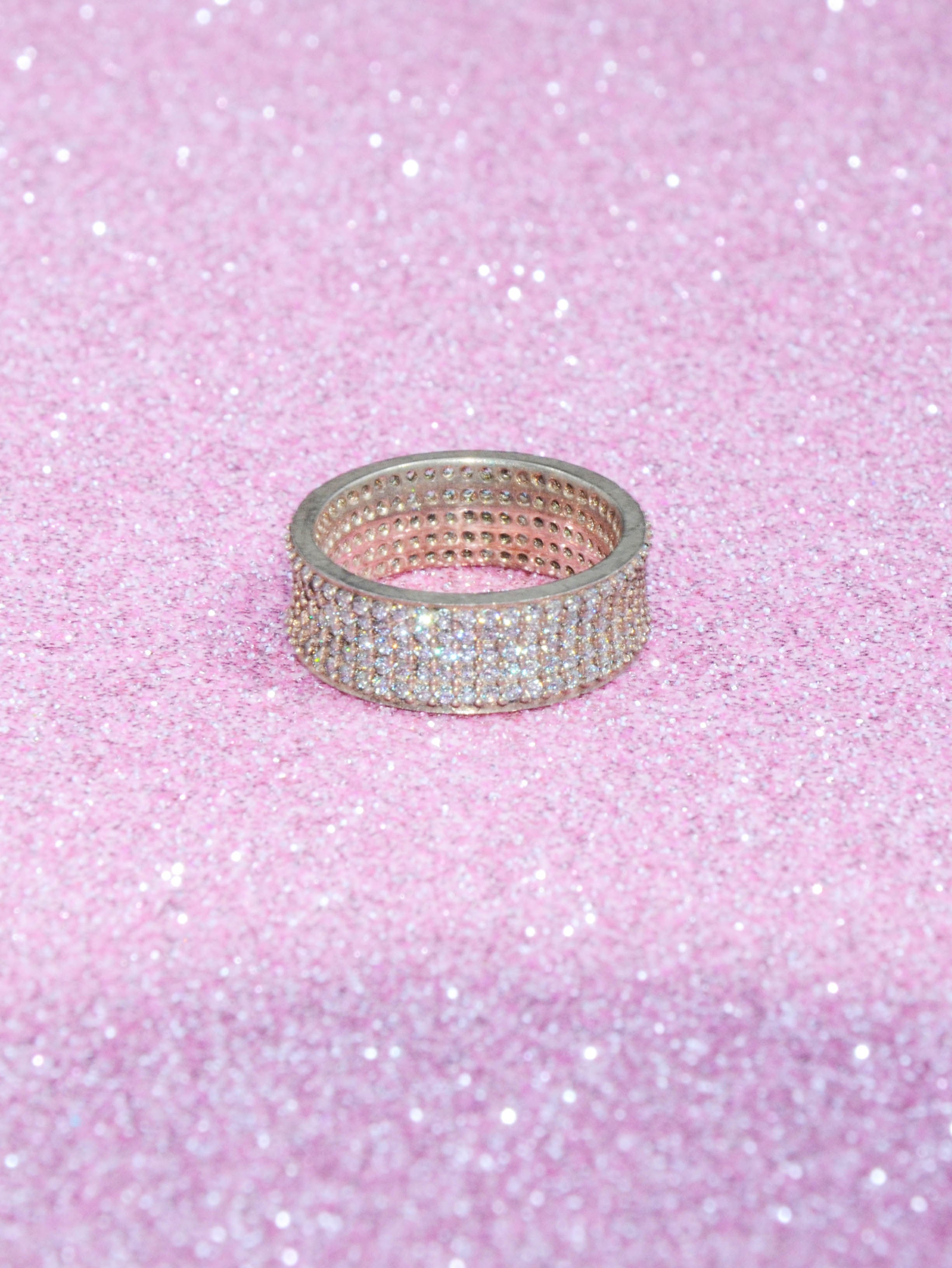 Infinity White Sky Ring