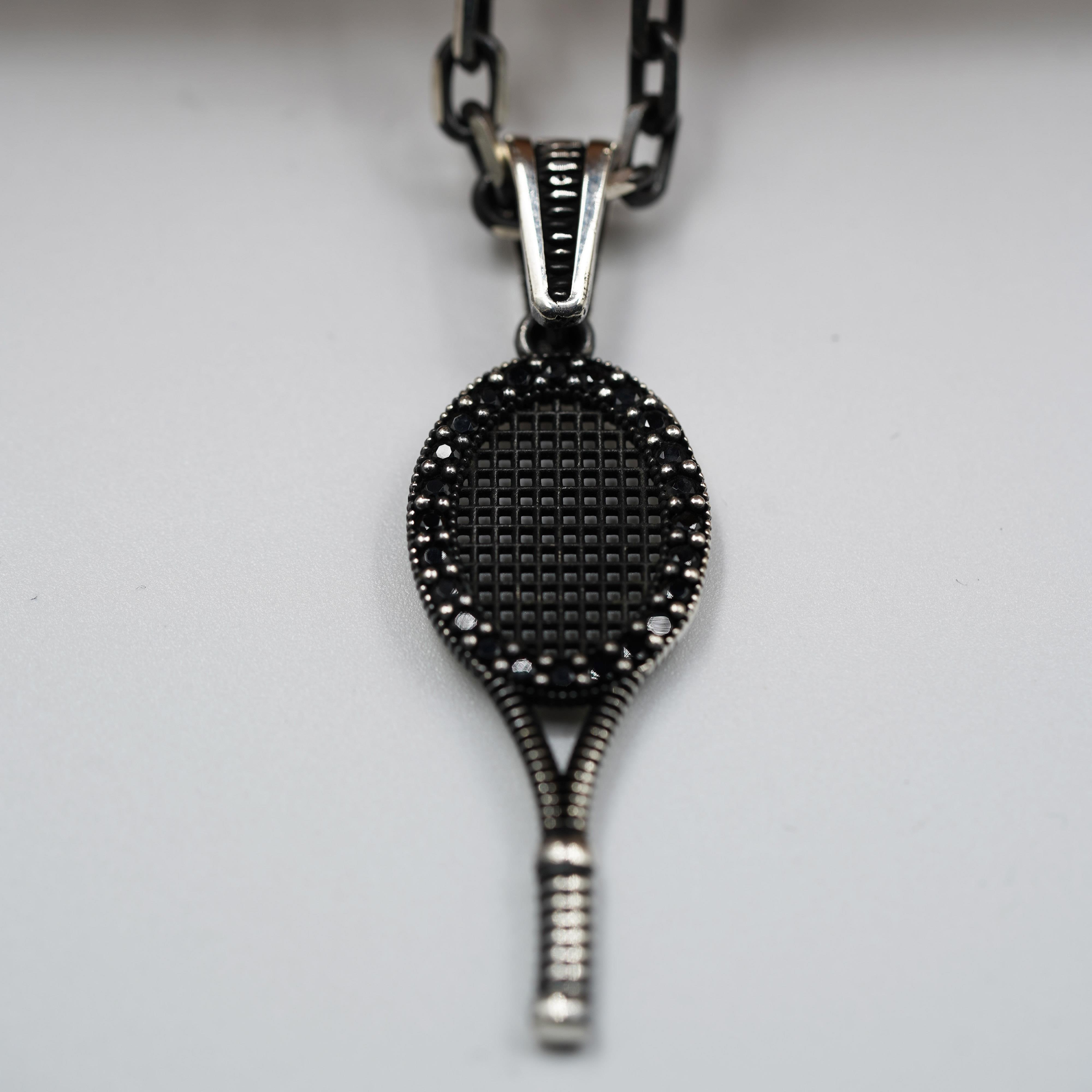Tenis Gümüş Kolye