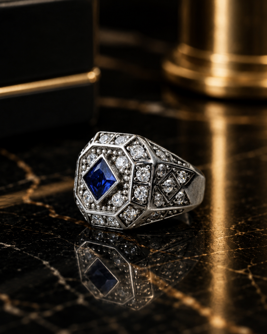 Prestige Sapphire Erkek Yüzük