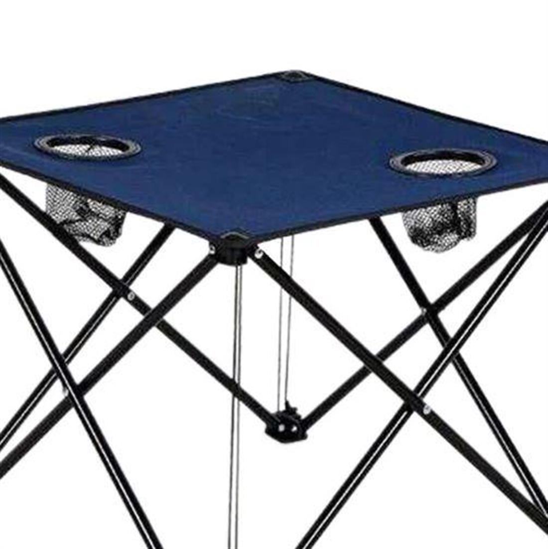 Çantalı Katlanır Kamp Masası + Kamp Sandalyesi - 47 Cm Kamp Masası -  Katlanır Piknik Masası