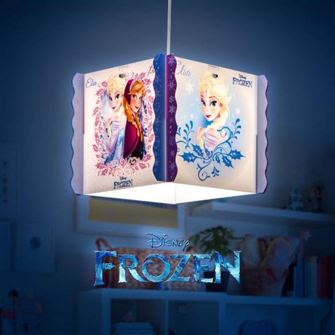 Lisanslı Frozen Tavan Sarkıtı Lambası - Çocuk Avizesi - Elsa Anna Sarkıt  Avize