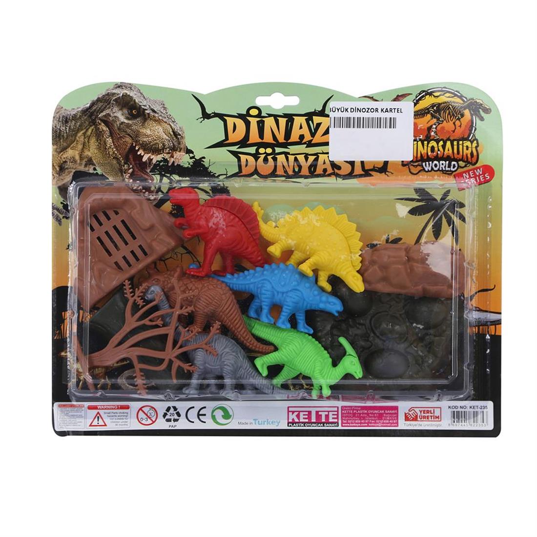Pvc Büyük Dinozor Seti - Dinosar World Oyuncak - Dinazor Oyuncak - Çocuk  Oyuncak