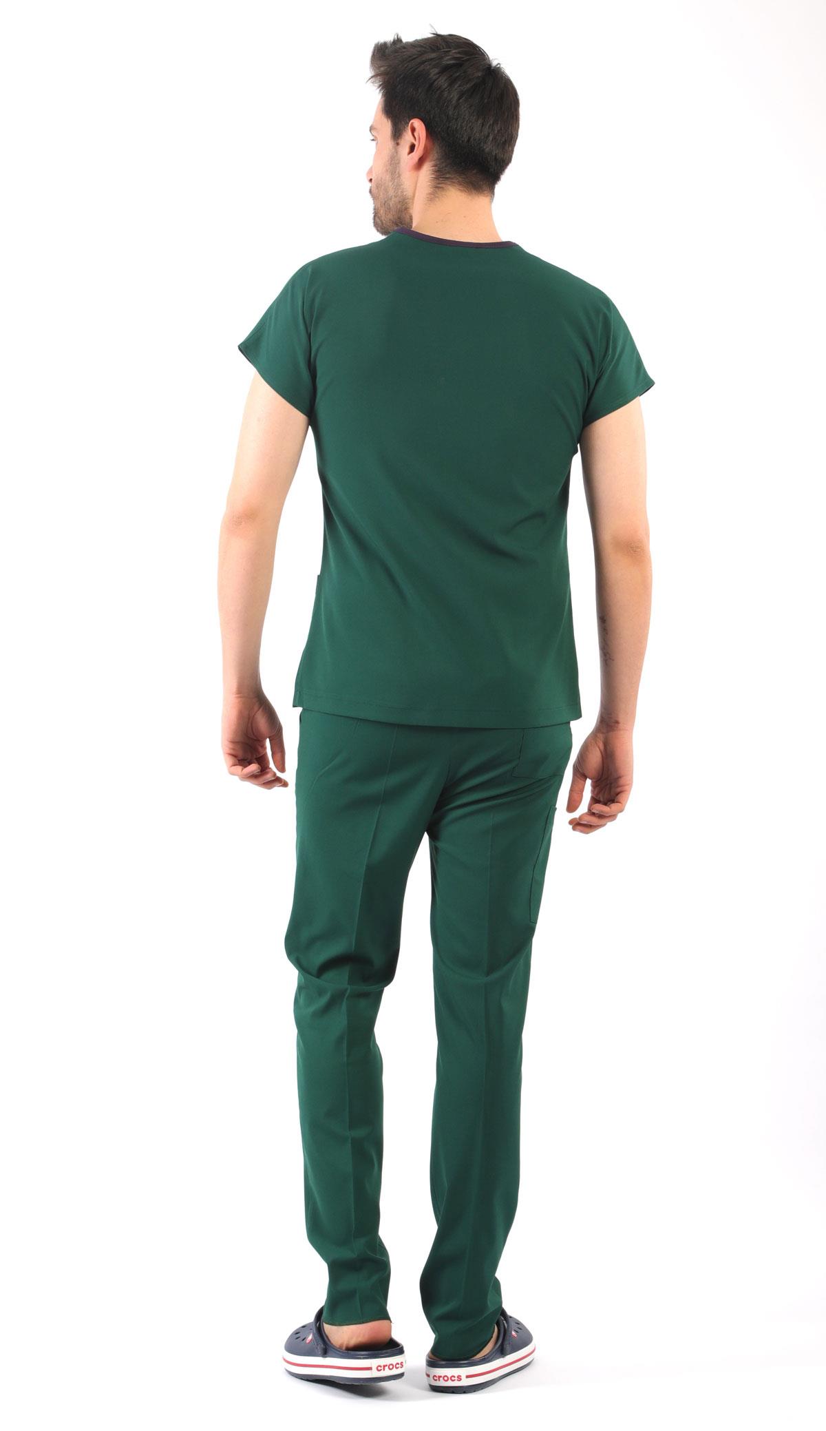 Erkek Scrubs Premium-Avcı Yeşili