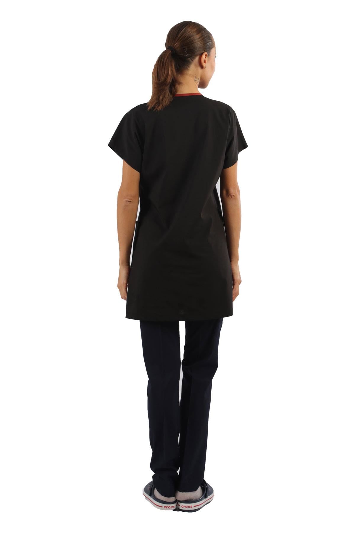 Tunikboy Likralı Forma Üstü-Siyah