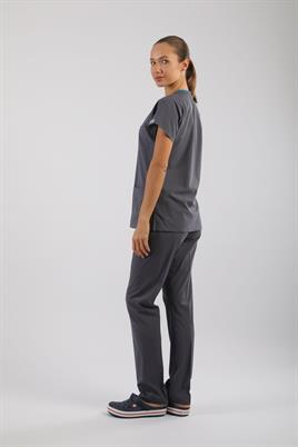 Asflex Gri Likralı Üniforma