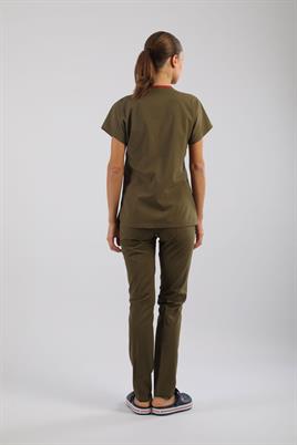 Asflex Haki Likralı Üniforma