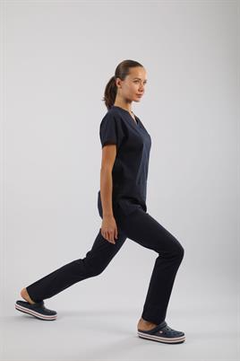 Asflex Lacivert Likralı Üniforma