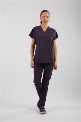 Asflex Mürdüm Likralı Üniforma