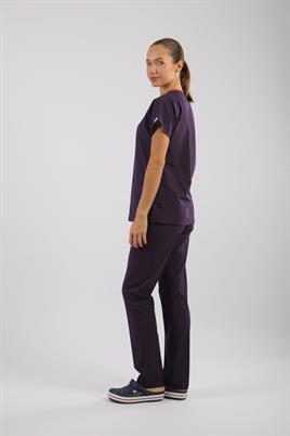 Asflex Mürdüm Likralı Üniforma