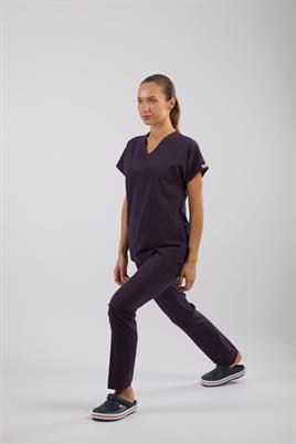 Asflex Mürdüm Likralı Üniforma