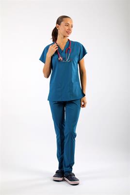 Asflex Petrol Yeşili Likralı Üniforma