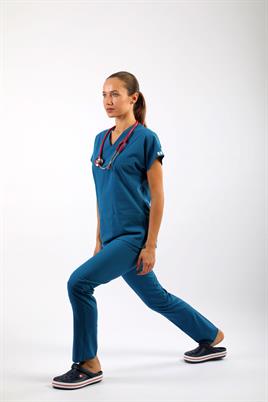 Asflex Petrol Yeşili Likralı Üniforma