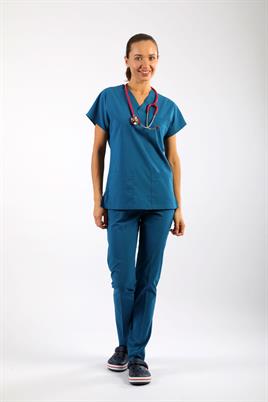 Asflex Petrol Yeşili Likralı Üniforma