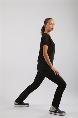 Asflex Siyah Likralı Üniforma