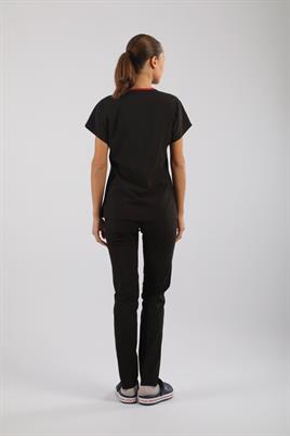 Asflex Siyah Likralı Üniforma