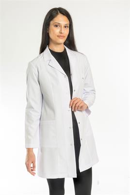 Bayan Eczacı Önlüğü-Klasik Yaka