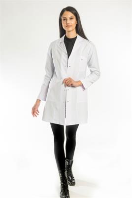 Bayan Eczacı Önlüğü-Klasik Yaka