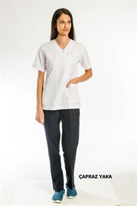 ÇAPRAZ YAKA HEMŞİRE FORMASI