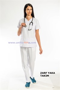 CERRAHİ YAKA DOKTOR TAKIM- BAYAN