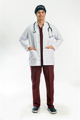 Doktor Önlüğü - Hakim Yaka Kısaboy