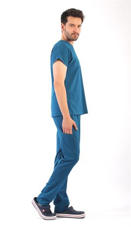 Erkek Scrubs Premium-Petrol Yeşili