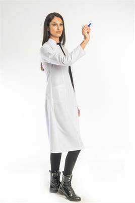 Hakim Yaka Tesettür Boy Öğretmen Önlügü