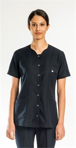 Lacivert LaleYaka Tek Üst