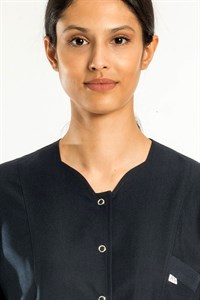 LALE YAKA HEMŞİRE FORMASI-LACİVERT