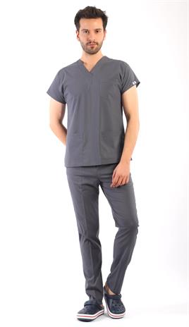 Likralı Takım Erkek-Asflex Gri