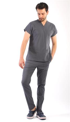 Likralı Takım Erkek-Asflex Gri