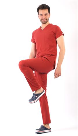 Likralı Takım Erkek-Asflex Kiremit