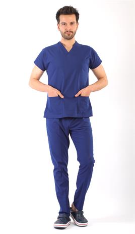 Likralı Takım Erkek-Asflex Saks Mavi