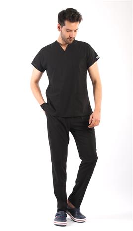 Likralı Takım Erkek-Asflex Siyah