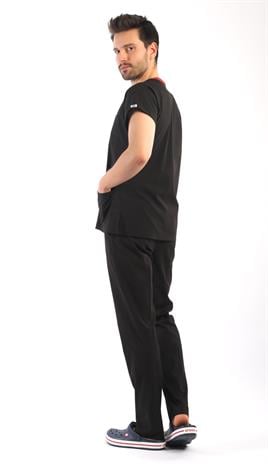 Likralı Takım Erkek-Asflex Siyah