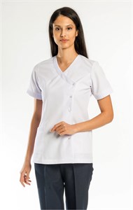 Nervür Yaka Tek Üst