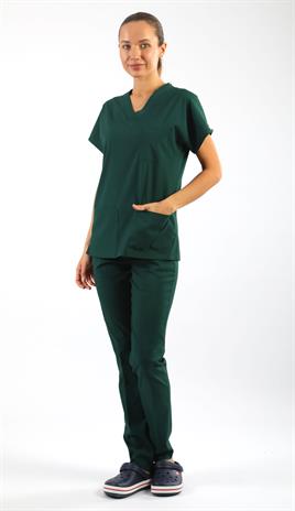 Scrub-Premium Likralı Bayan-Avcıyeşil