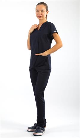 Scrub-Premium Likralı Bayan-Lacivert