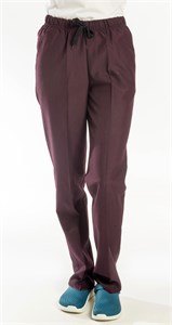 Tüm Lastikli Bayan Pantolon-Mürdüm