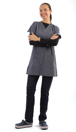 Tunikboy Likralı Forma Üstü-Gri