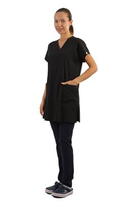 Tunikboy Likralı Forma Üstü-Siyah