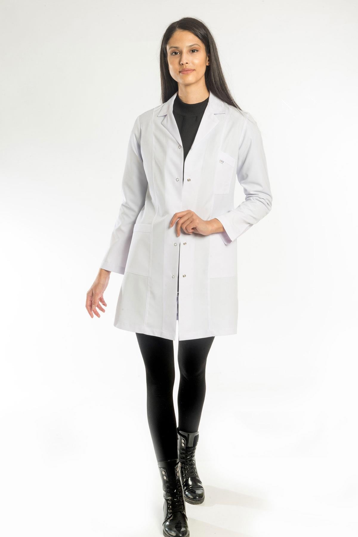 Bayan Eczacı Önlüğü-Kasik Yaka