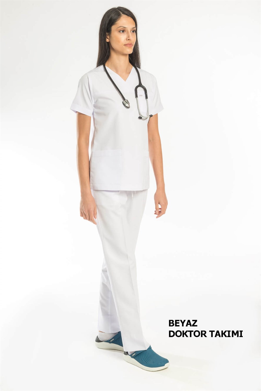 V YAKA BAYAN ALPAKA TAKIMLARCerrahi Forma | Nöbet takımı - Kalın Kumaş | Ameliyathane kıyafeti